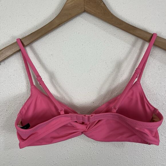 J. Crew Strappy Twist Bikini Top Womens S Small Pink - Picture 3 of 4